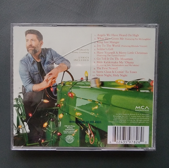 BNWT Josh Turner Christmas CD King Size Manger - Picture 2 of 3